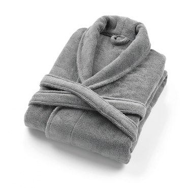 Бамбуковый халат, L'appartement, Valencia, M, Унисекс, Темно-серый (Dark Grey), 1 шт.