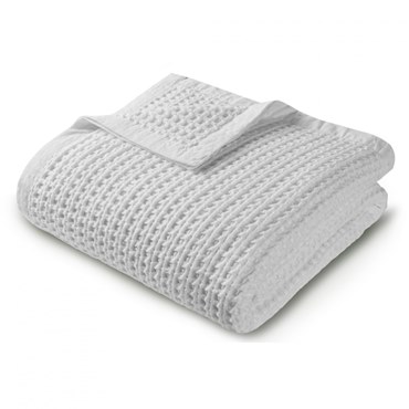 Вафельный плед, L'appartement, Sonia, 240x260, Белый (White), 1 шт.