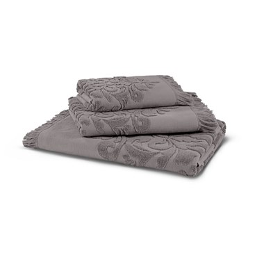 Полотнце из жаккарда, Hamam, Penna, 50x100, Серый (Mercure Gray), 1 шт.